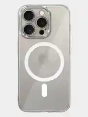 Прозрачный чехол MagSafe для iPhone 15/ 15 Plus/ 15 Pro/ 15 Pro Max пластиковый с силиконом BROSCORP