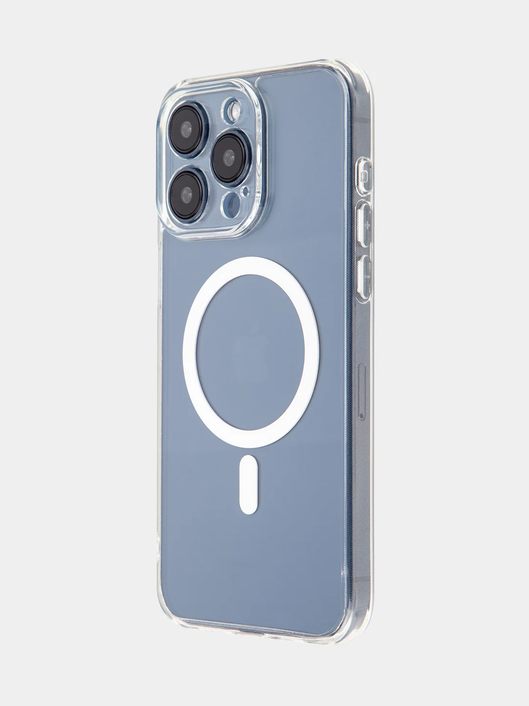 Прозрачный чехол MagSafe для iPhone 15/ 15 Plus/ 15 Pro/ 15 Pro Max пластиковый с силиконом BROSCORP