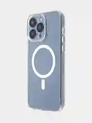 Прозрачный чехол MagSafe для iPhone 15/ 15 Plus/ 15 Pro/ 15 Pro Max пластиковый с силиконом BROSCORP
