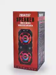 Колонка беспроводная Bluetooth с подсветкой ZQS-4237 10Вт (USB/SD/AUX/FM)