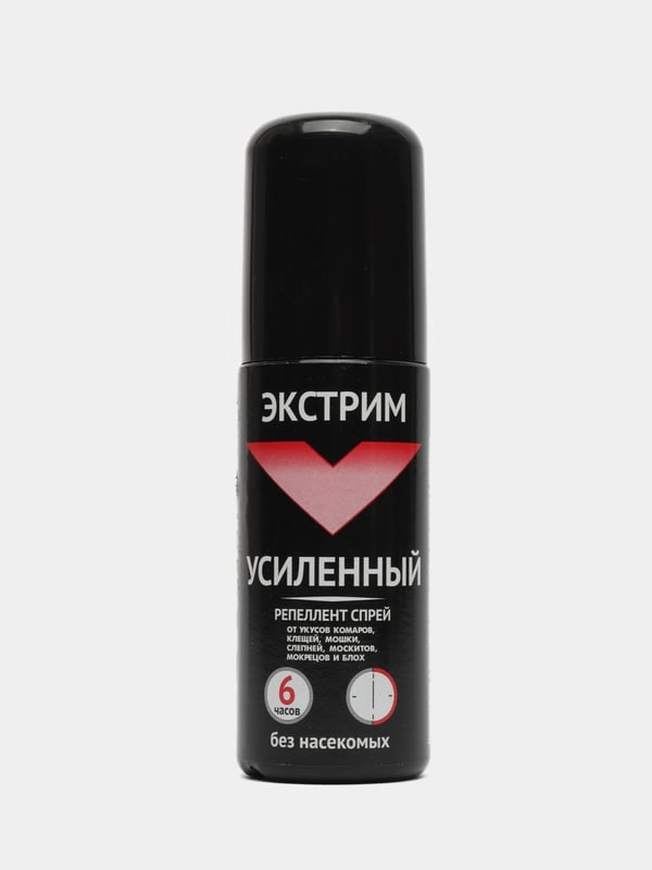 Спрей от комаров, клещей, мошки, репеллент, от слепней, репеллент "Экстрим Усиленный"