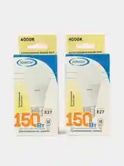 Светодиодная LED лампа IONICH A65 E27 24W(2160lm) 6400К 65x126 матовая /пластик/алюм