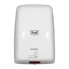Белый 1401.375 Электросушитель для рук "Puff-8815", белый, 1 кВт