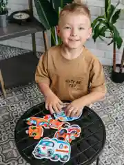 Мягкие пазлы. Весёлые машинки