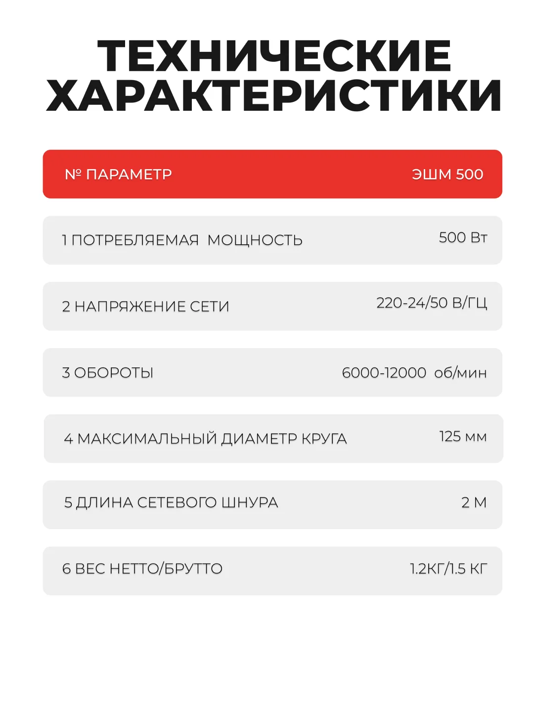 Эксцентриковая шлифовальная машина ELECTROLITE ЭШМ 500 ( 125 мм, 500 Вт,220В, плоская)