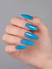 Голубой гель лак Foxy Expert LOLLIPOP светящийся в темноте 8ml