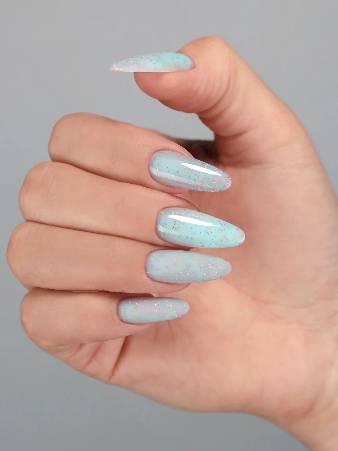 Мятный гель лак Foxy Expert LOLLIPOP светящийся в темноте 8ml