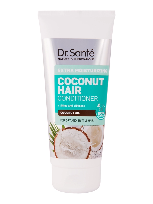 Dr.Sante Coconut Hair Бальзам для ломких волос Экстраувлажнение с маслом КОКОСА, 200 мл
