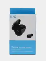 Голубой наушники беспроводные E7S Bluetooth с шумоподавлением