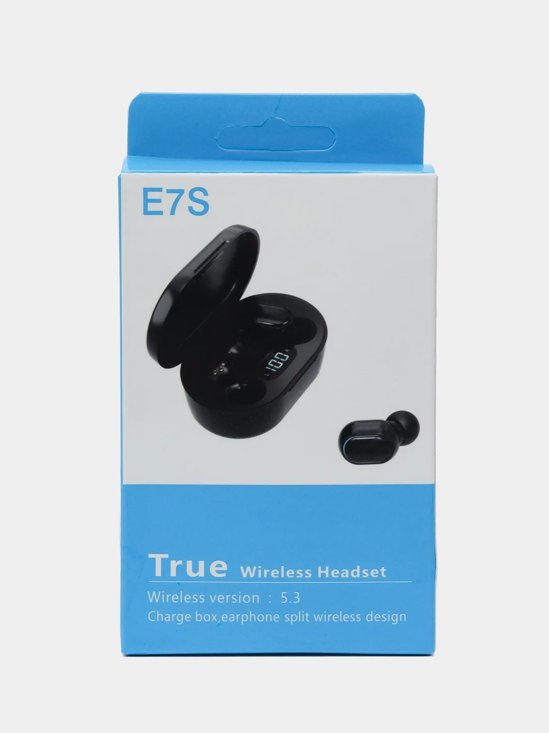 Розовый наушники беспроводные E7S Bluetooth с шумоподавлением