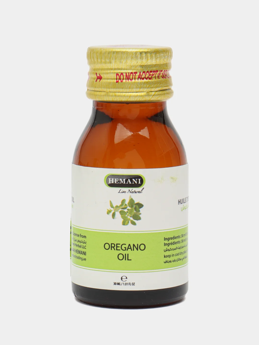 Hemani Масло орегано / Oregano Oil 30 мл