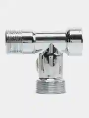 Кран шаровой для подключения сантехнических приборов 1/2"x3/4"x1/2"