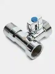 Кран шаровой для подключения сантехнических приборов 1/2"x3/4"x1/2"