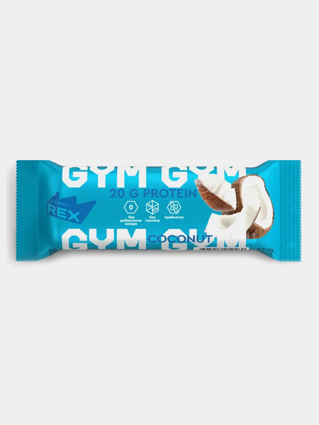 Протеиновый батончик ProteinRex GYM, без сахара, кокос, 60 г