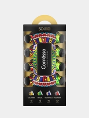 Кофе в капсулах Coffesso World of Coffee, ассорти 4 вкуса, 50 капсул, 250 г