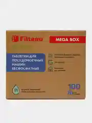 Таблетки Filtero ECOline для посудомоечных машин бесфосфатные MEGA BOX 100+7 шт., арт.724