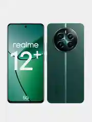 Зеленый смартфон REALME 12+, 5G, 8+256 ГБ, RMX3867