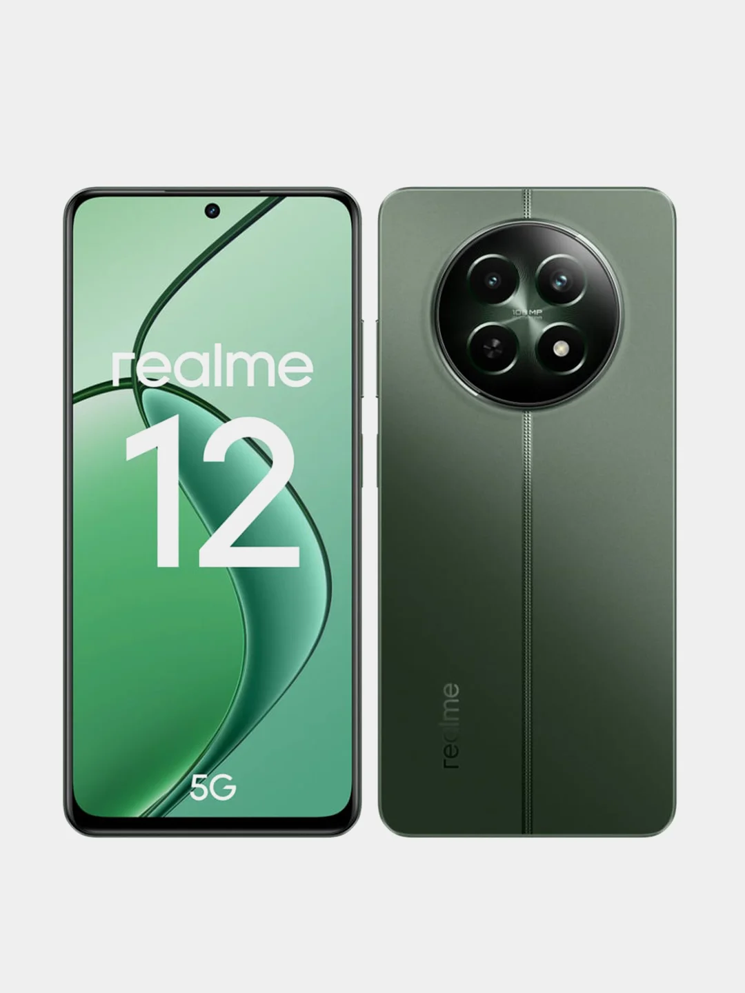 Зеленый смартфон REALME 12, 5G, 8/256 ГБ, RMX3999