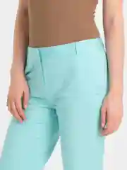 Брюки мятные женские