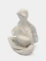 Серебряный статуэтка из гипса Черепаха Намасте, йога