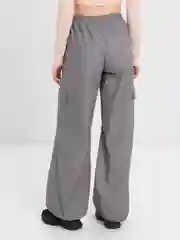 Серый брюки карго женские