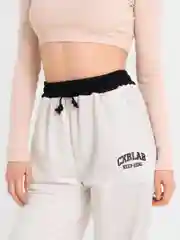Белый широкие штаны спортивные трубы