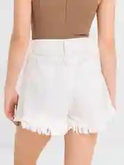 Белый шорты джинсовые женские