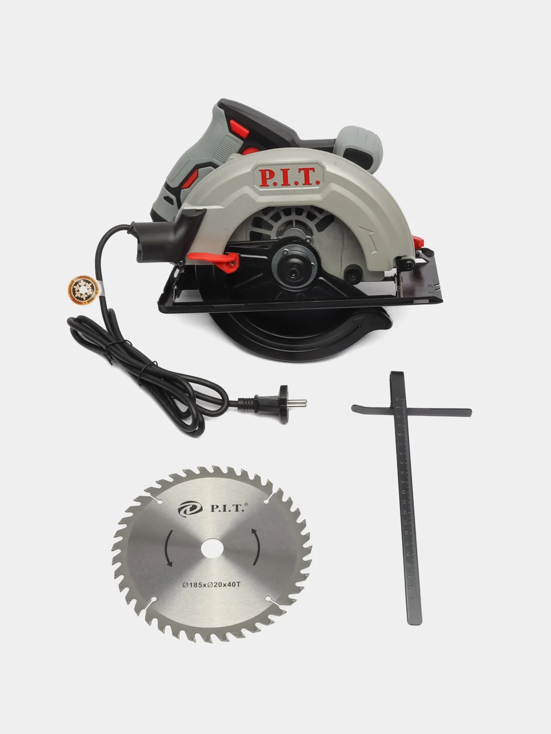 Пила циркулярная PIT PKS185-C3, диск 185 х 20 мм, 1400 Вт дисковая