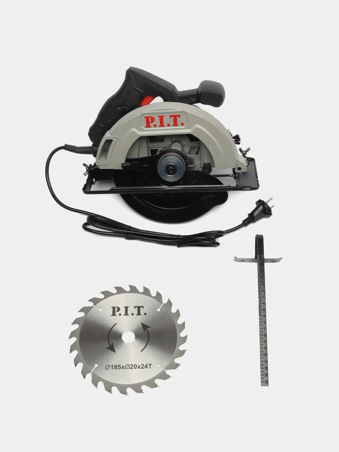 Пила циркулярная PIT PKS185-C4, диск 185 х 20 мм, 1200 Вт дисковая