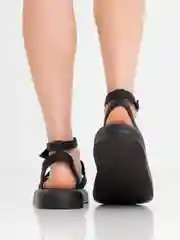 Черный босоножки женские