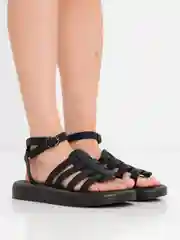 Черный босоножки женские