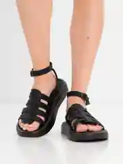 Черный босоножки женские