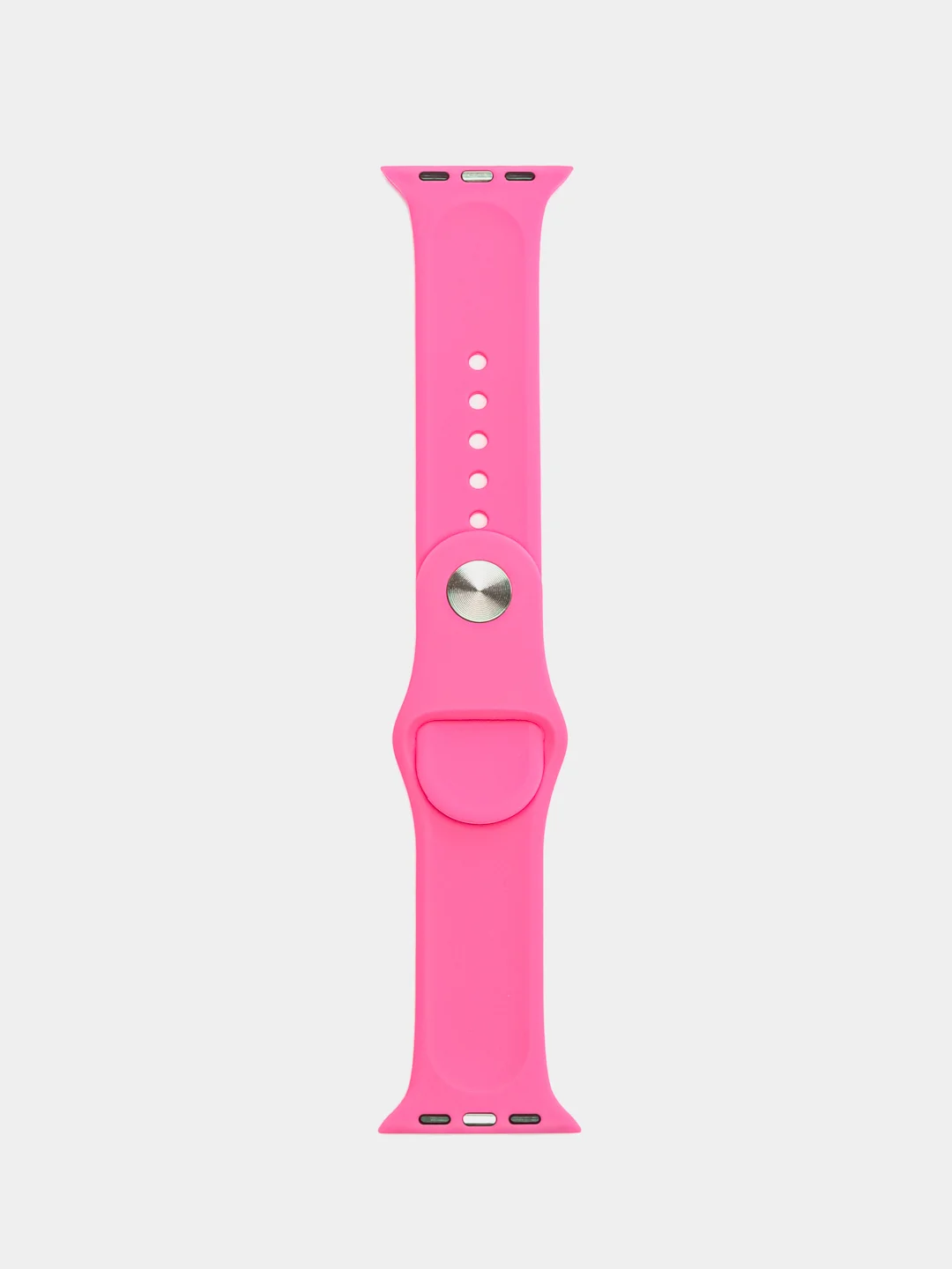 Розовый силиконовый ремешок для Apple Watch