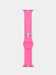 Розовый силиконовый ремешок для Apple Watch