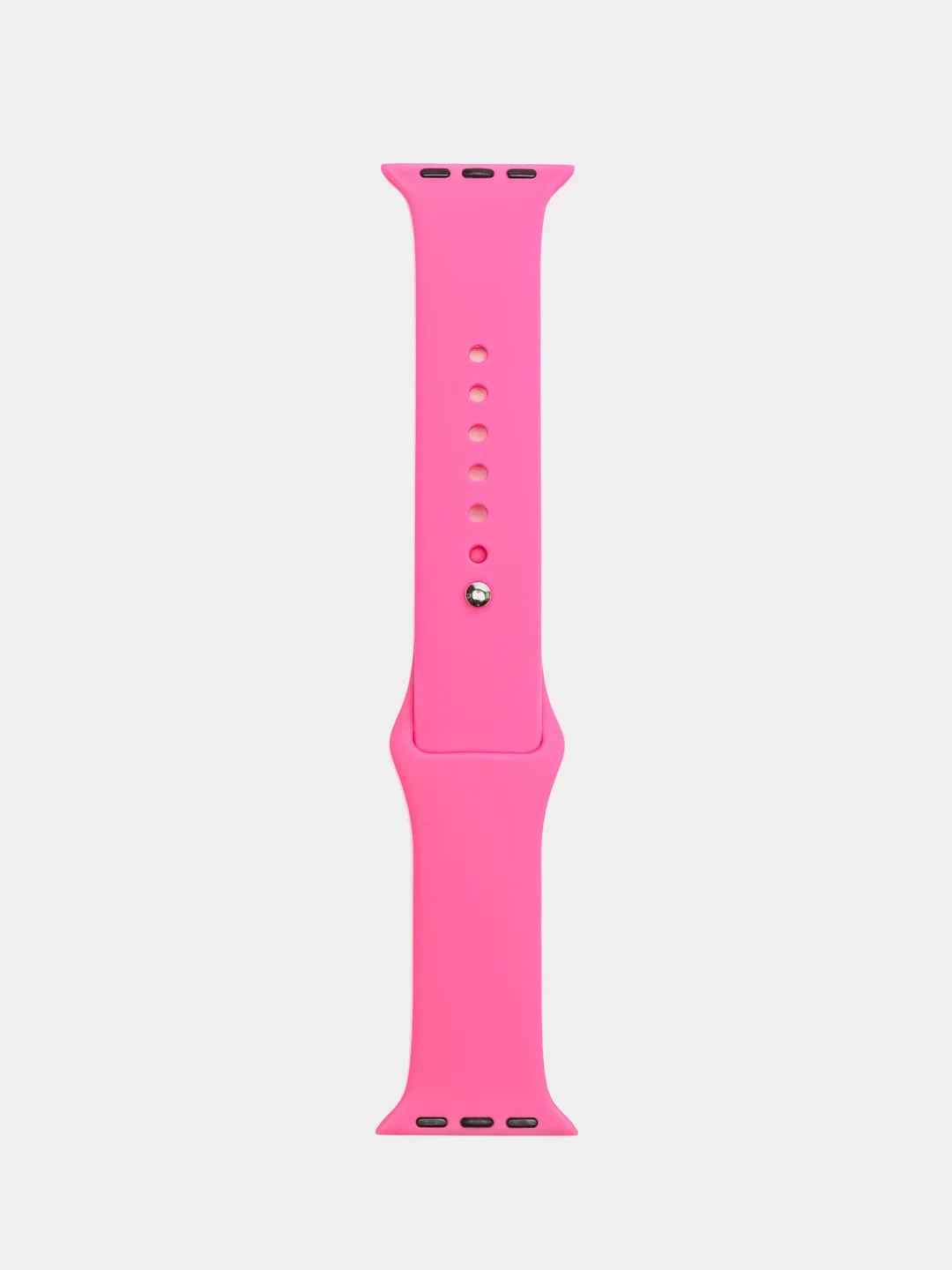 Розовый силиконовый ремешок для Apple Watch
