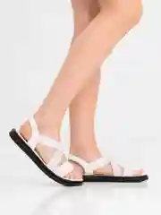 Белый сандалии женские