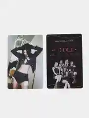 Синий k-pop джи айдл карточки g idle карты (G)I-dle фотокарточки кпоп