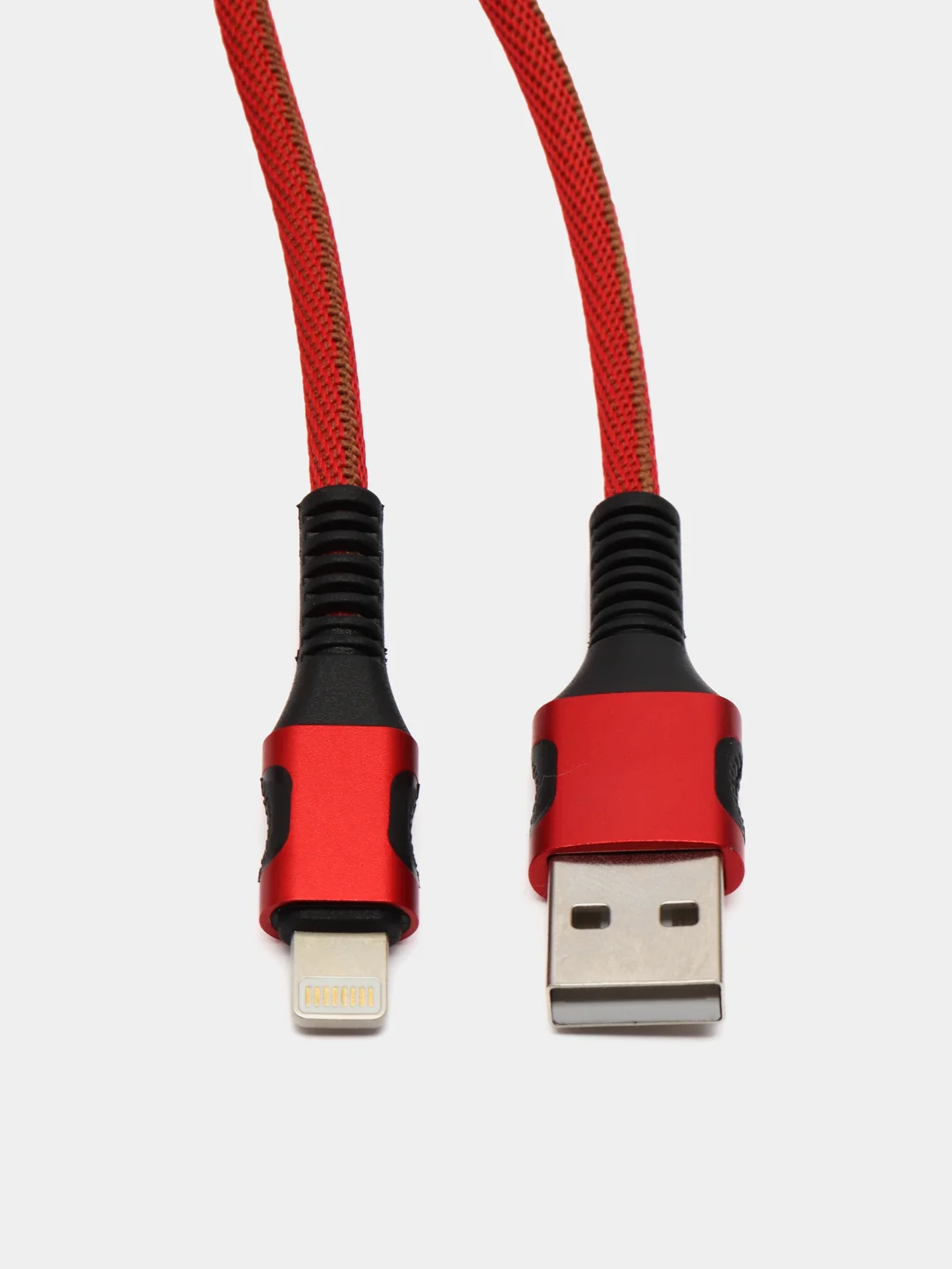 Красный кабель зарядный 1/2 метра для Iphone/Android Type-c