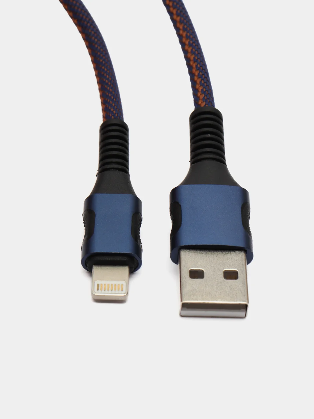 Синий кабель зарядный 1/2 метра для Iphone/Android Type-c