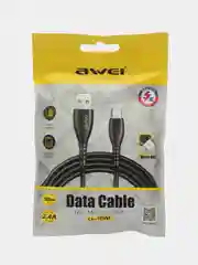 Кабель AWEI CL-115M USB to micro USB 2.4A 1 м, черный