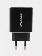 Черный зарядка для телефона Awei 20W Type-C + USB черный Блок питания PD7