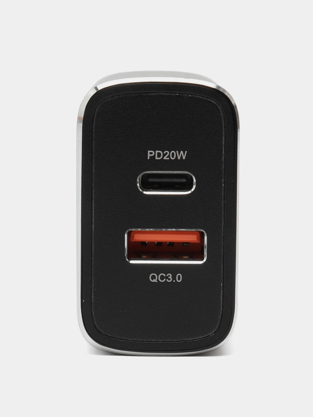 Черный зарядка для телефона Awei 20W Type-C + USB черный Блок питания PD7