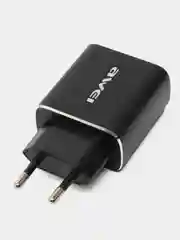 Черный зарядка для телефона Awei 20W Type-C + USB черный Блок питания PD7