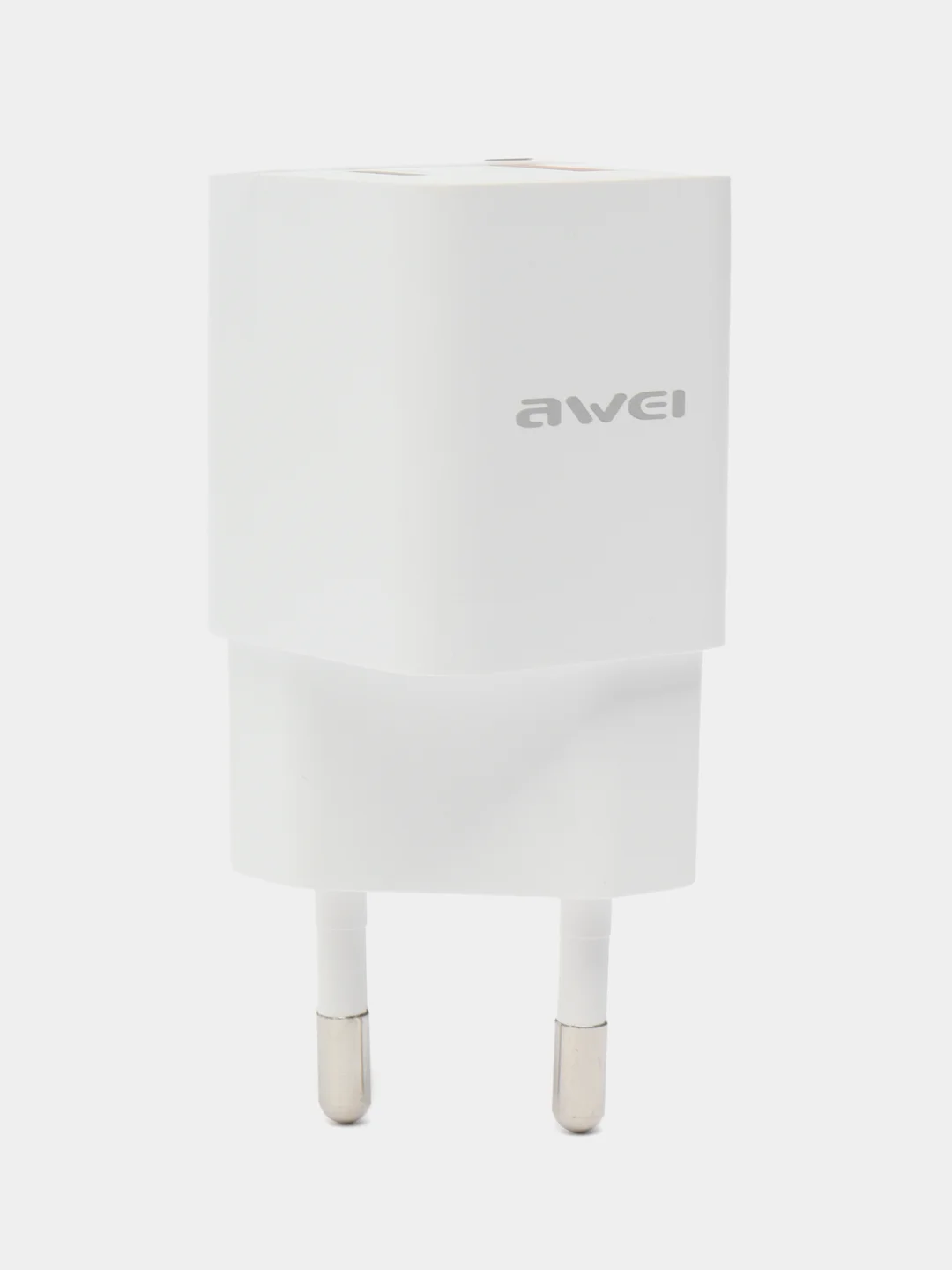 Белый зарядка для телефона Awei 20W Type-C + USB белый Блок питания PD12