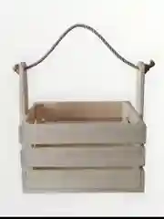 Деревянный ящик/декоративный ящик/кашпо,ручка канат