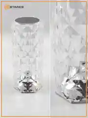 Настольный светодиодный светильник  лампа Estares CRYSTAL RGB 1W с пультом,диммируется