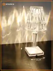 Настольный светодиодный светильник лампа Estares CRYSTAL 3W R-ON/OF сенсорный ,диммируемый