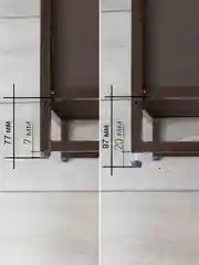 Комод для вещей для узких проходов Estares COMMOD 3F-7D-MIXBROWN-80x29x79 , 7 ящиков