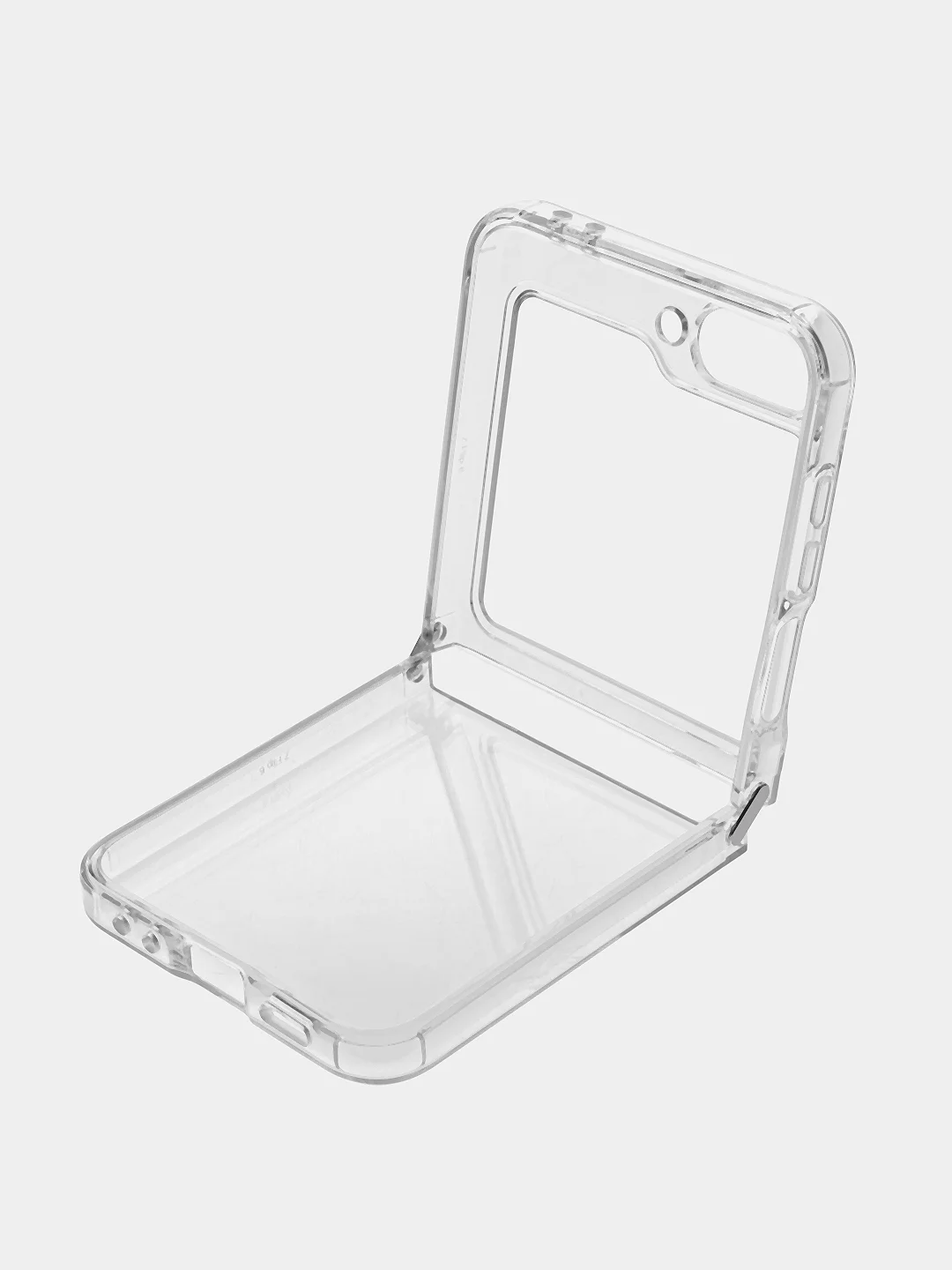 Прозрачный чехол на Samsung Galaxy Z Flip 6 / Самсунг Z Flip 6 прозрачный, с рисунком, защита камеры