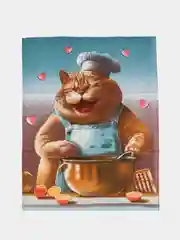 Медный полотенце вафельное кухонное, 1 шт, для кухни, ванны, лица и рук, детям, салфетка